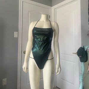 INDAH backless strappy swimsuit